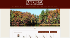 Desktop Screenshot of lankenaufuneralhomes.com